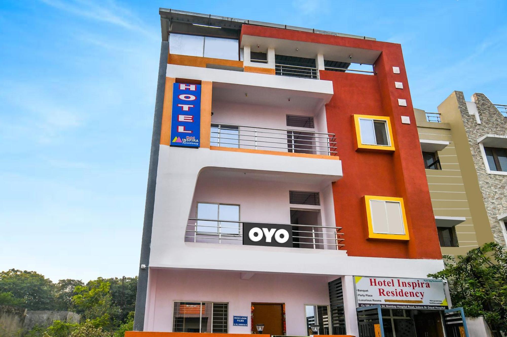 Oyo Hotel Inspira Residency Indore Ngoại thất bức ảnh